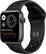 Front. Apple - Refurbished Apple Watch Nike Series 6 (GPS) 40mm Space Gray Aluminum Case with Anthracite/Black Nike Sport Band - Space Gray.
