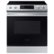 Front. Samsung - 6.3 cu. ft. Smart Slide-in Electric Range with Air Fry and Convection - Stainless Steel.