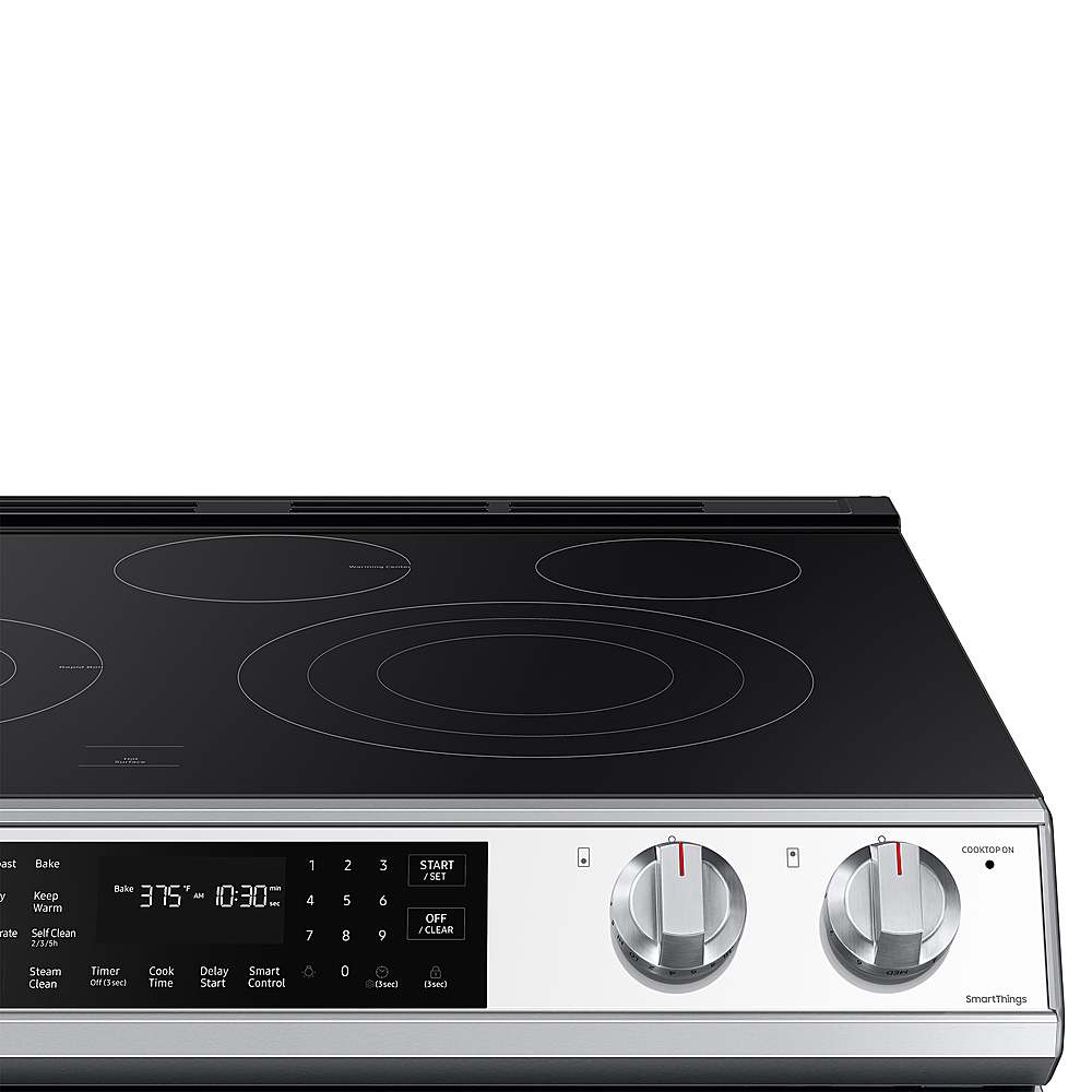 SAMSUNG Bespoke 6.3 cu. ft. Slide-in Electric Range - NE63A8711QN