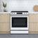 Alt View 12. Samsung - BESPOKE 6.3 cu. ft. Smart Rapid Heat Induction Slide-in Range with Air Fry & Convection+ - White Glass.