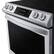Alt View 14. Samsung - BESPOKE 6.3 cu. ft. Smart Rapid Heat Induction Slide-in Range with Air Fry & Convection+ - White Glass.