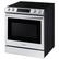 Alt View 17. Samsung - BESPOKE 6.3 cu. ft. Smart Rapid Heat Induction Slide-in Range with Air Fry & Convection+ - White Glass.
