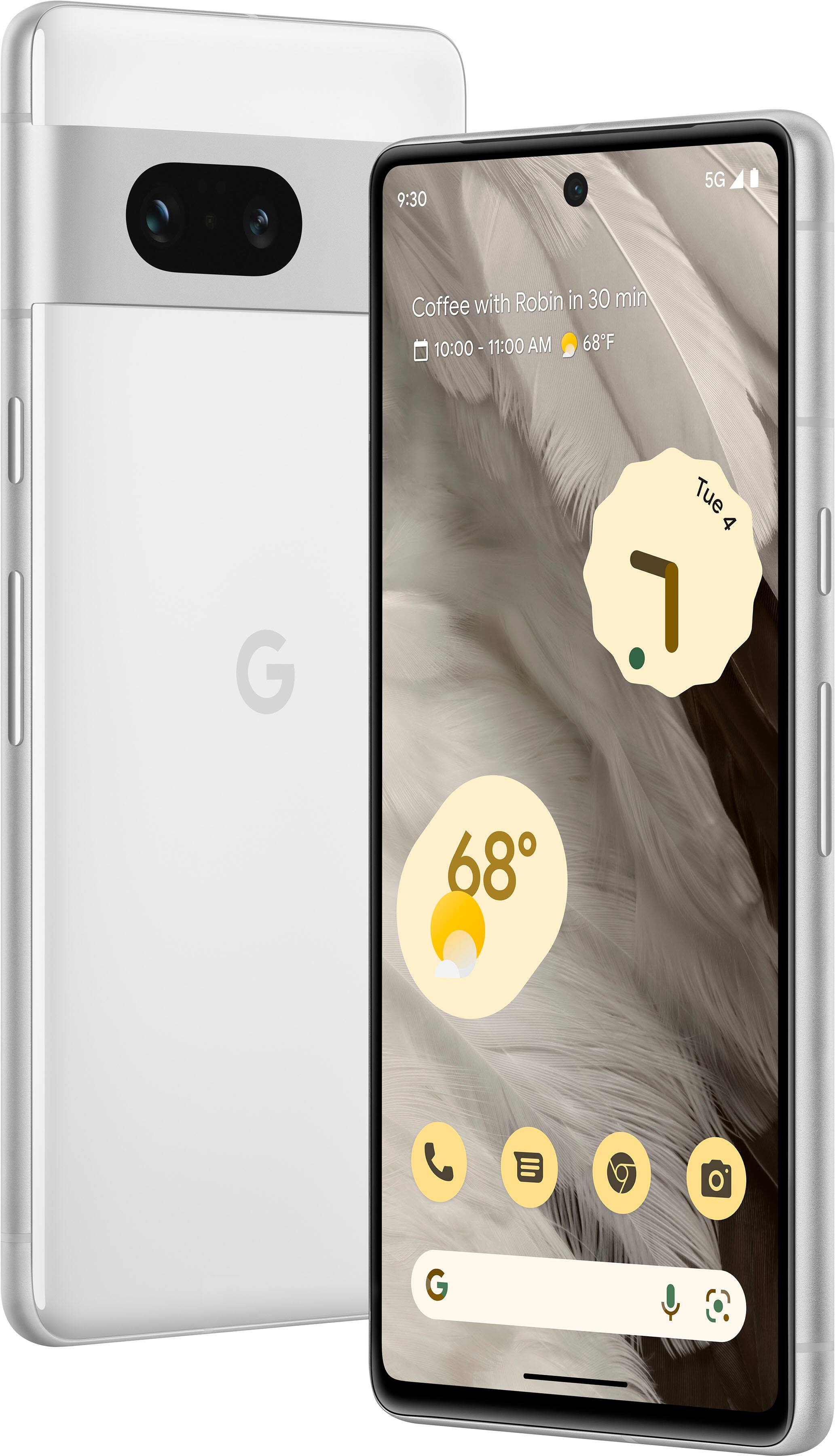 Alt View 2. Google - Pixel 7 128GB (Unlocked) - Snow.