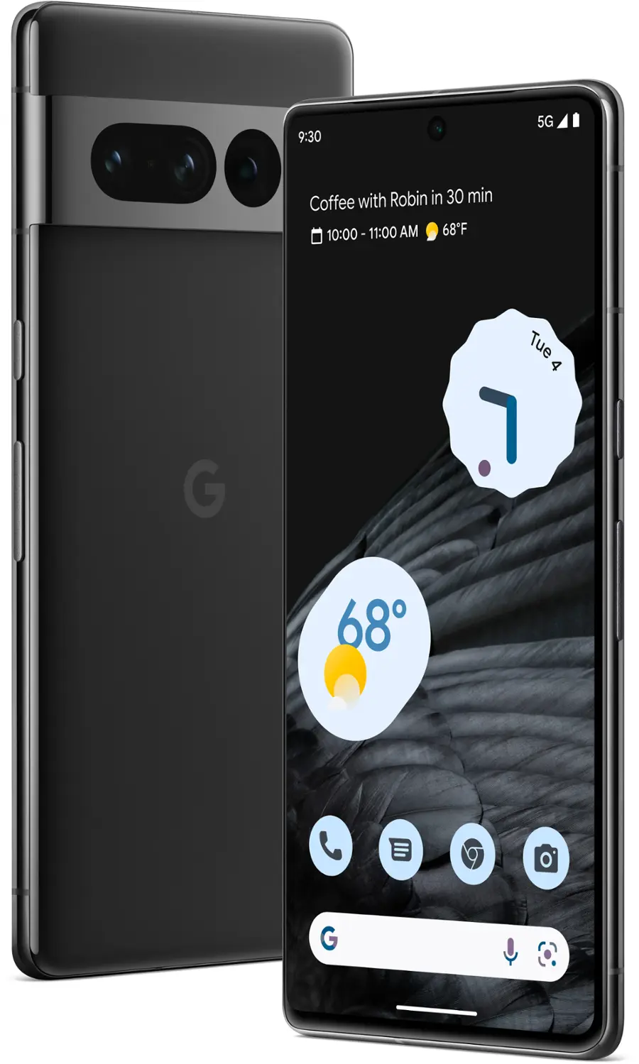 Alt View 2. Google - Pixel 7 Pro 256GB (Unlocked) - Obsidian.