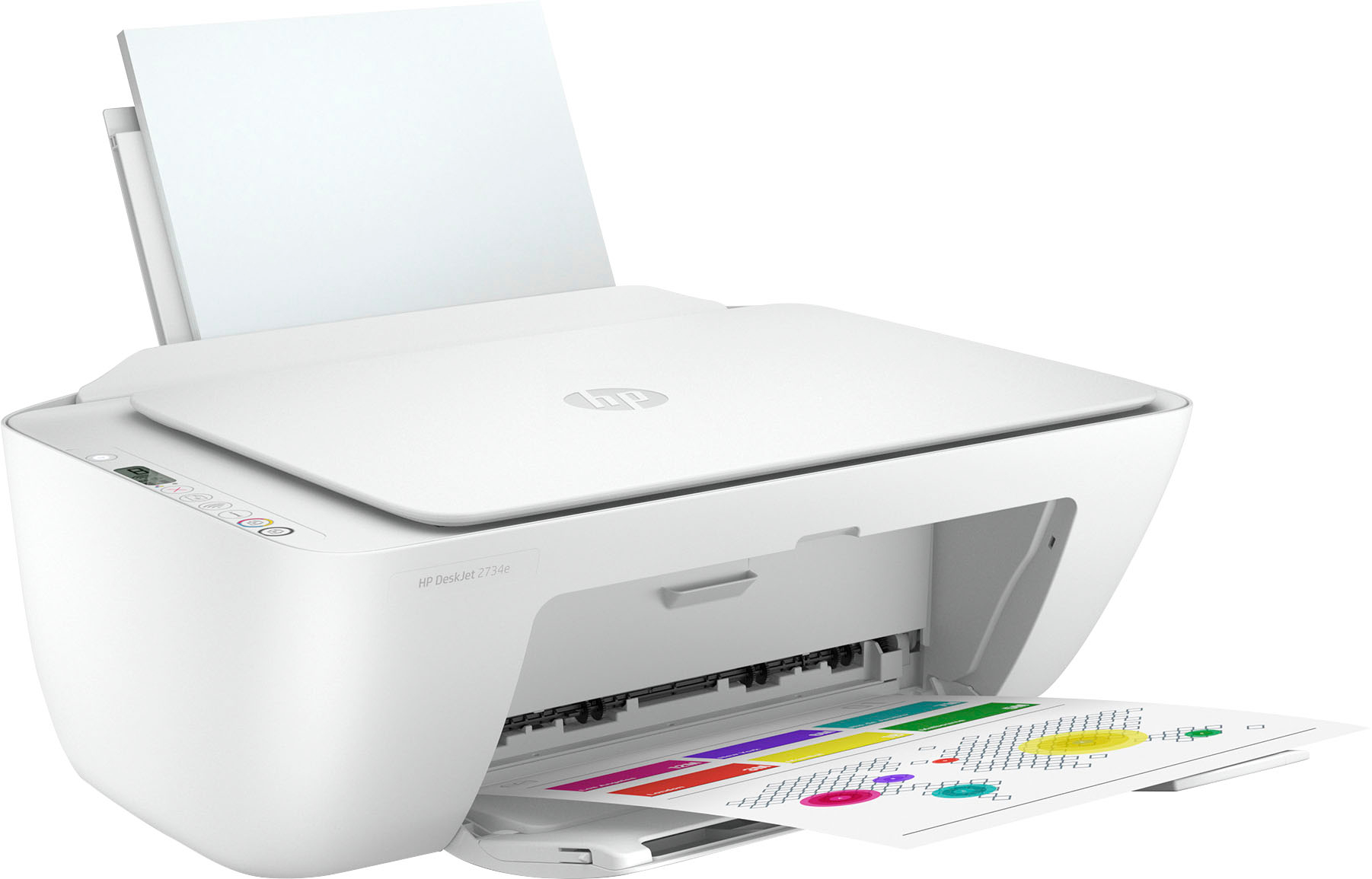 smog attribut dræbe HP DeskJet 2734e Wireless All-In-One Inkjet Printer with 9 months of  Instant Ink included from HP+ White DeskJet 2734e - Best Buy