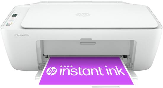 HP DeskJet 2734e Wireless All-In-One Inkjet Printer with 3 months of  Instant Ink included from HP+ White DeskJet 2734e - Best Buy