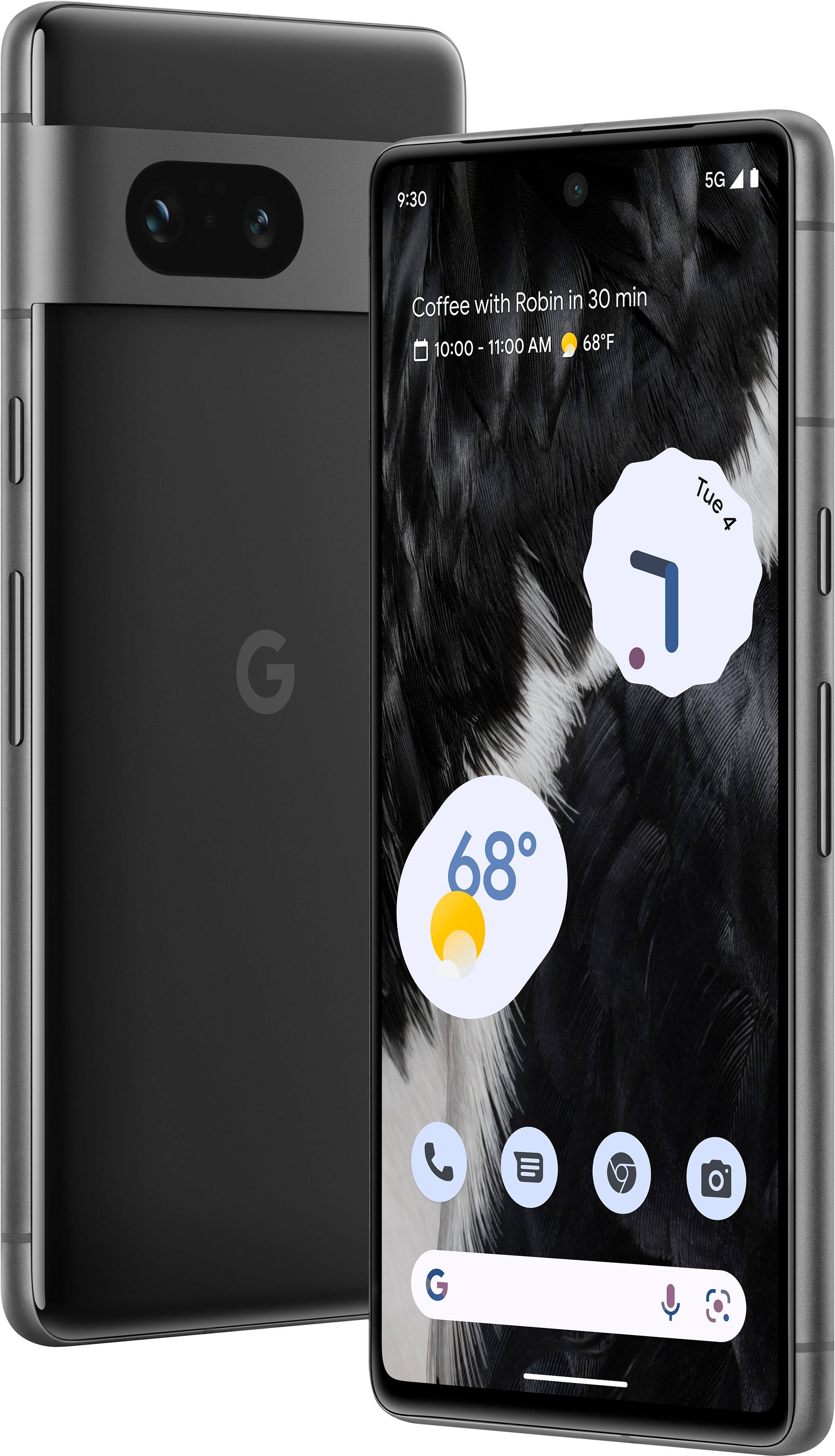 Alt View 2. Google - Pixel 7 256GB (Unlocked) - Obsidian.