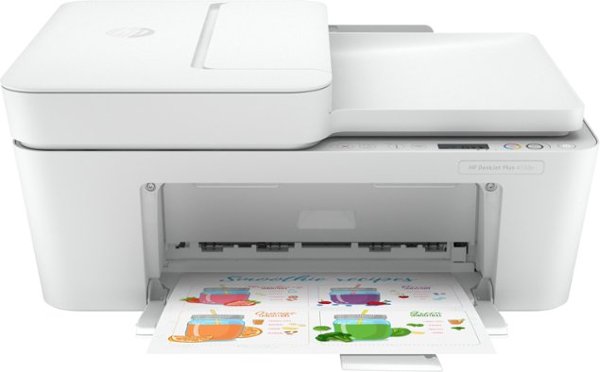 HP - Deskjet 4133e Wireless All-In-One Inkjet Printer with 6 months of Instant Ink included from HP+ - White