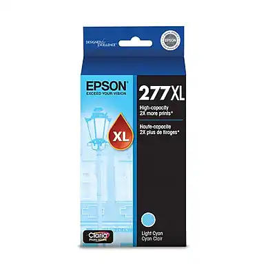 DESIGNED FOR EXCELLENCE
EPSON
EXCEED YOUR VISION
277XL
High-capacity
2X more prints*
XL
Claria
Light Cyan
Cyan
Cyan
Light Cyan
Cyan
*High-capacity 2X plus de tiroirs*