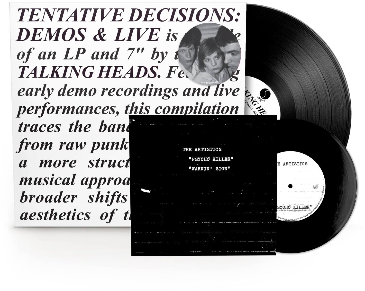 The Talking Heads - Tentative Decisions: Demos & Live   - VINYL LP price history on PriceWatchPro