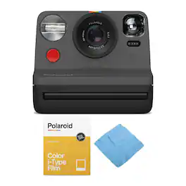 Polaroid Originals - Now Viewfinder i-Type Instant Camera (Black) Bundle with Film