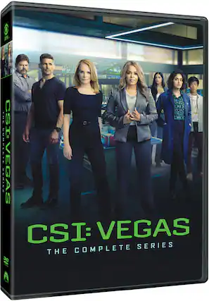 Front. CSI: Vegas: The Complete Series - DVD.