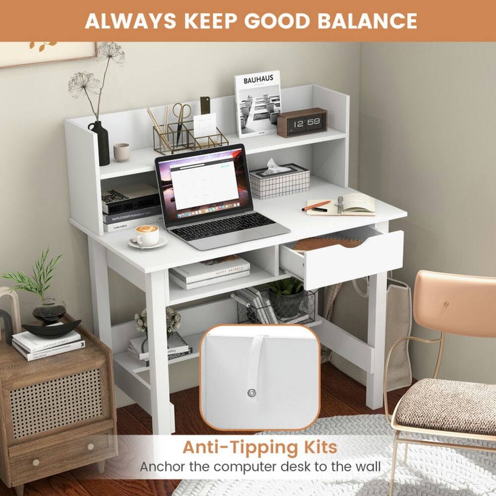 ALWAYS KEEP GOOD BALANCE

BAUHAUS 12 59 ROGERT

Anti-Tipping Kits
Anchor the computer desk to the wall