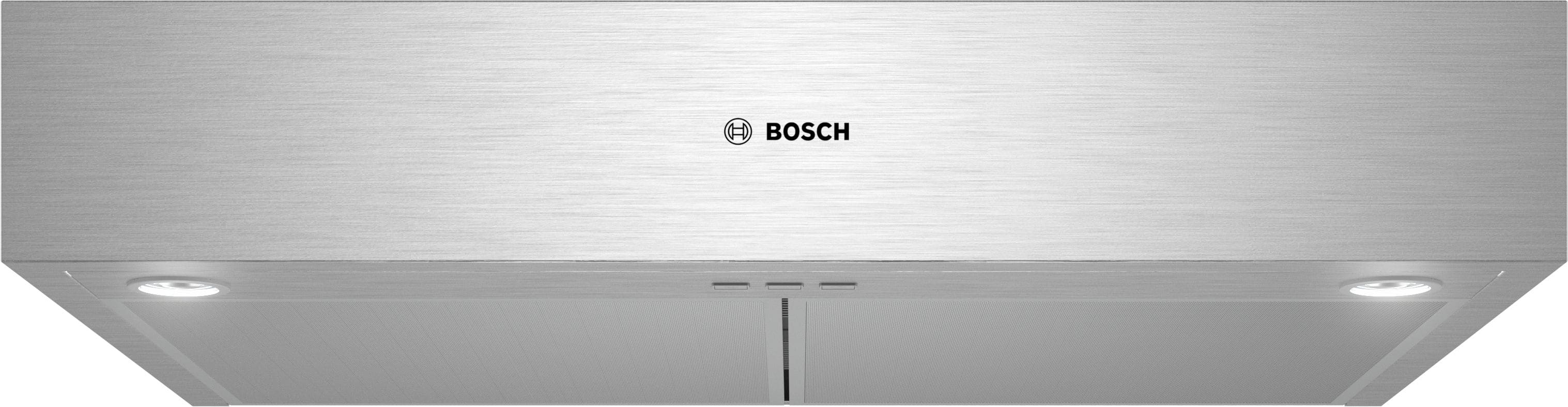 Bosch 500 Series - 30 inches - Recirculating & Convertible - Under cabinet Range Hood - Stainless Steel - Front_Zoom
