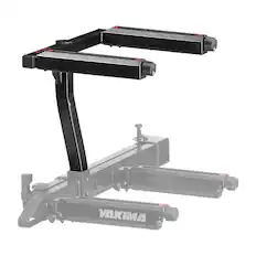 Front. Yakima - Yakima EXO TopShelf Second Level Hitch Base Rack Storage System with 2 SKS Locks - Black.