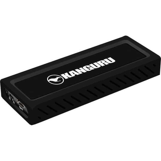 Kanguru Solutions - Kanguru UltraLock USB-C M.2 NVMe SSD, SuperSpeed+ USB 3.1 Gen 2, 2T - SuperSpeed+ USB 3.1 Gen 2 External NVMe SSD with