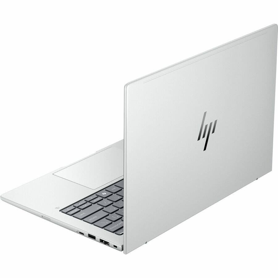 Alt View 3. HP - HP EliteBook 8 G1i 16" Touchscreen Notebook - WUXGA - 60 Hz - Intel Core Ultra 7 258V - 32 GB - 1 TB SSD - English - Glacier Silver Aluminum.
