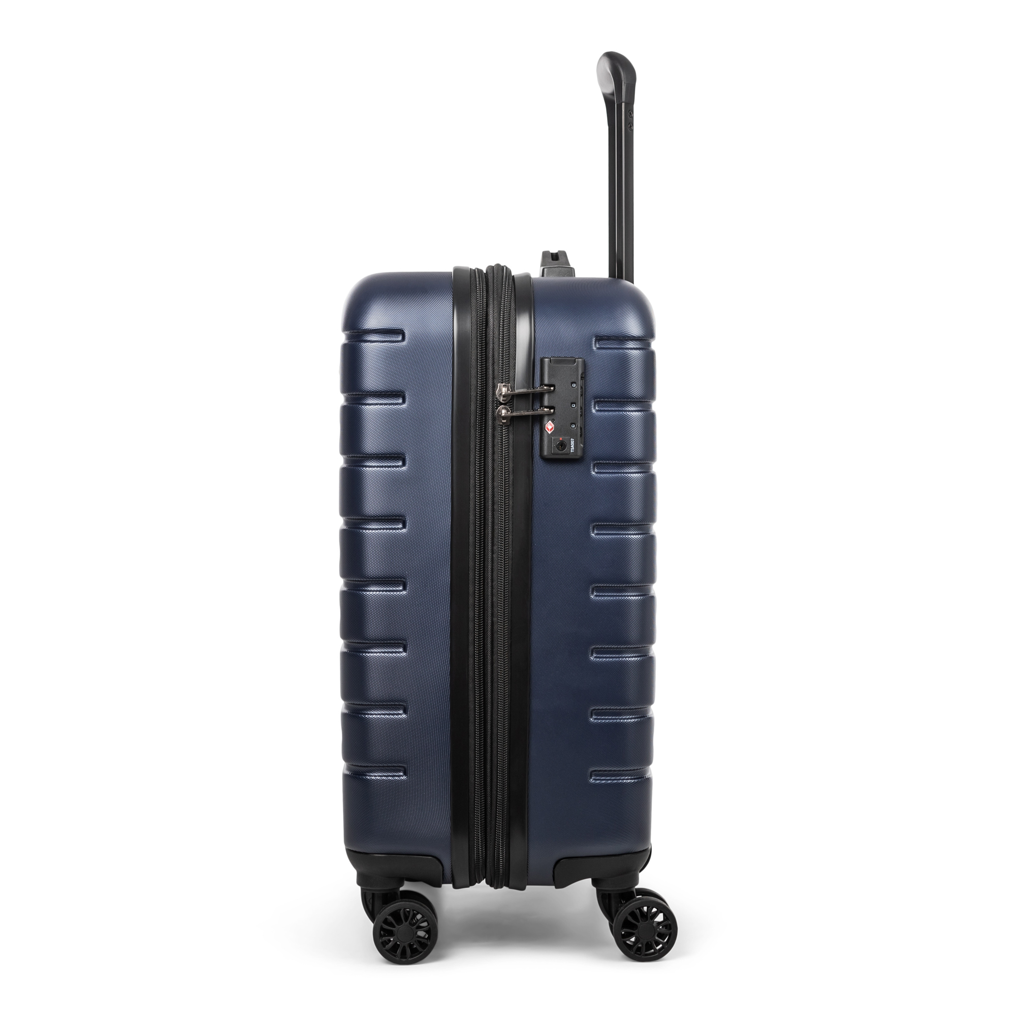 Left View: Bugatti - Geneva Carry on Suitcase - Navy