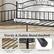 Sturdy & Stable Metal Daybed
- Middle Support Leg for Added Stability
- 12 Powder-coated Metal Slats
- Reinforced Screws Connection
- Non-slip Foot Pads