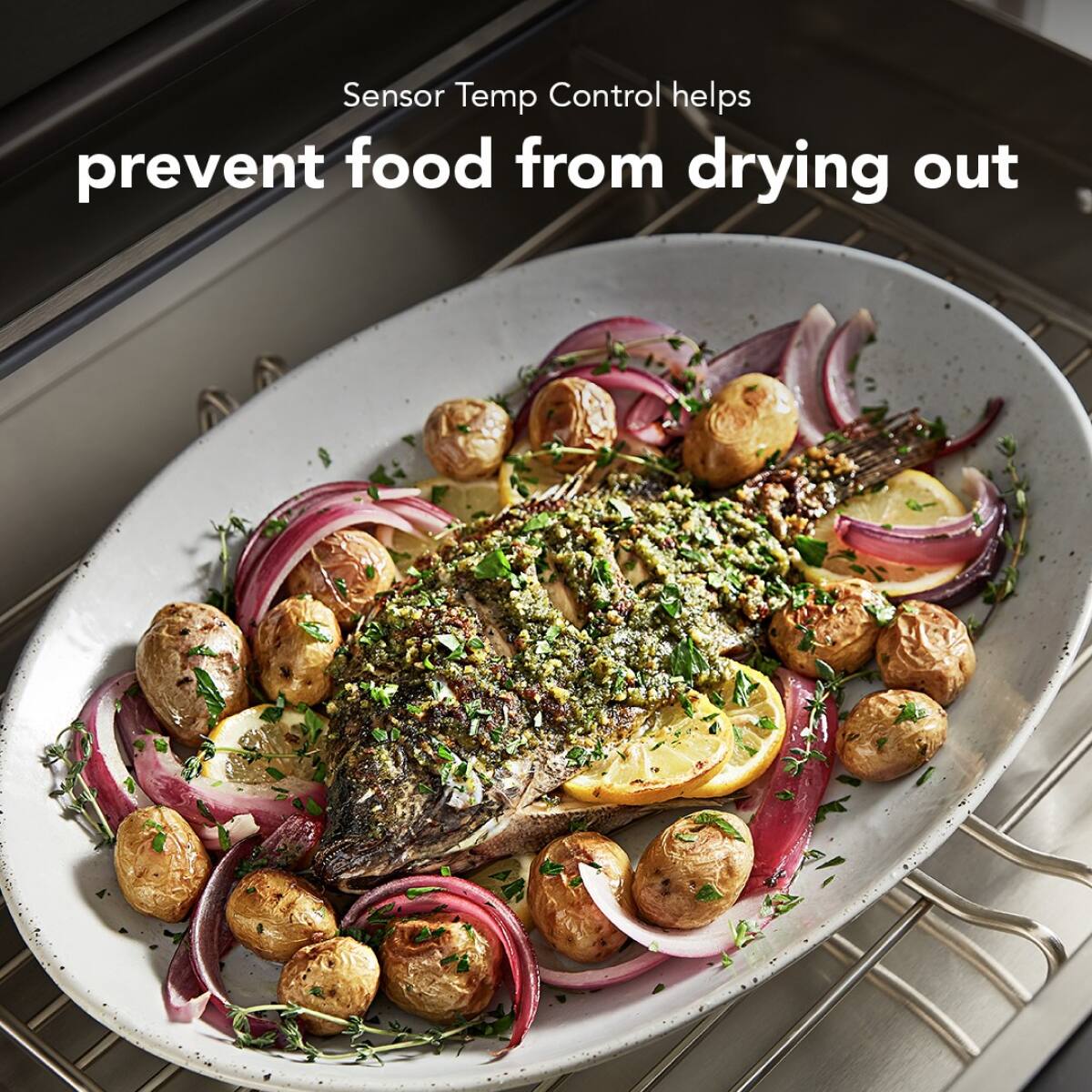 Sensor Temp Control helps prevent food from drying out