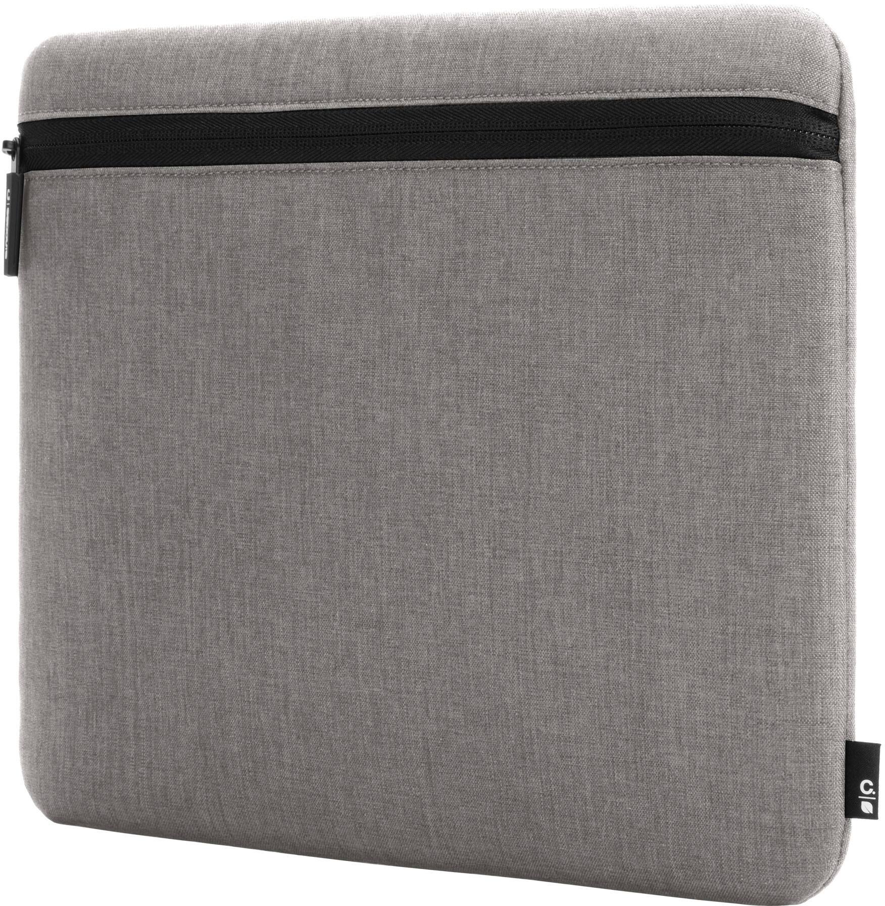 Back View: Incase - Sleeve fits up to  13" Laptop - Cement Gray