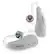 Left. Lexie Hearing - Lexie B2 OTC Hearing Aids Powered by Bose - Light Gray.