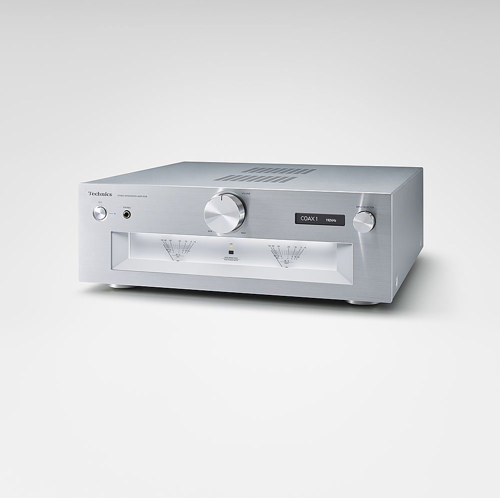 Left View: Panasonic - Technics Stereo Integrated Amplifier - Silver
