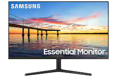 Front. Samsung - S30B 32” LED FHD FreeSync and G-SYNC Compatible Monitor (HDMI, DisplayPort) - Black.
