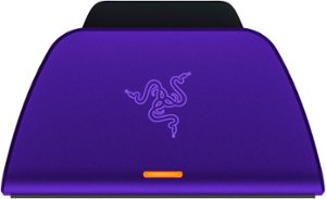 Razer - Quick Charging Stand for PS5 Controllers - Purple - Front_Zoom