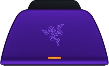 Razer - Quick Charging Stand for PS5 Controllers - Purple - Front_Zoom