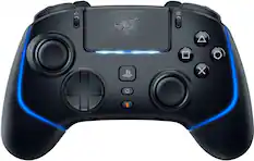 Front. Razer - Wolverine V2 Pro Wireless Gaming Controller for PS5 / PC with 6 Remappable Buttons - Black.