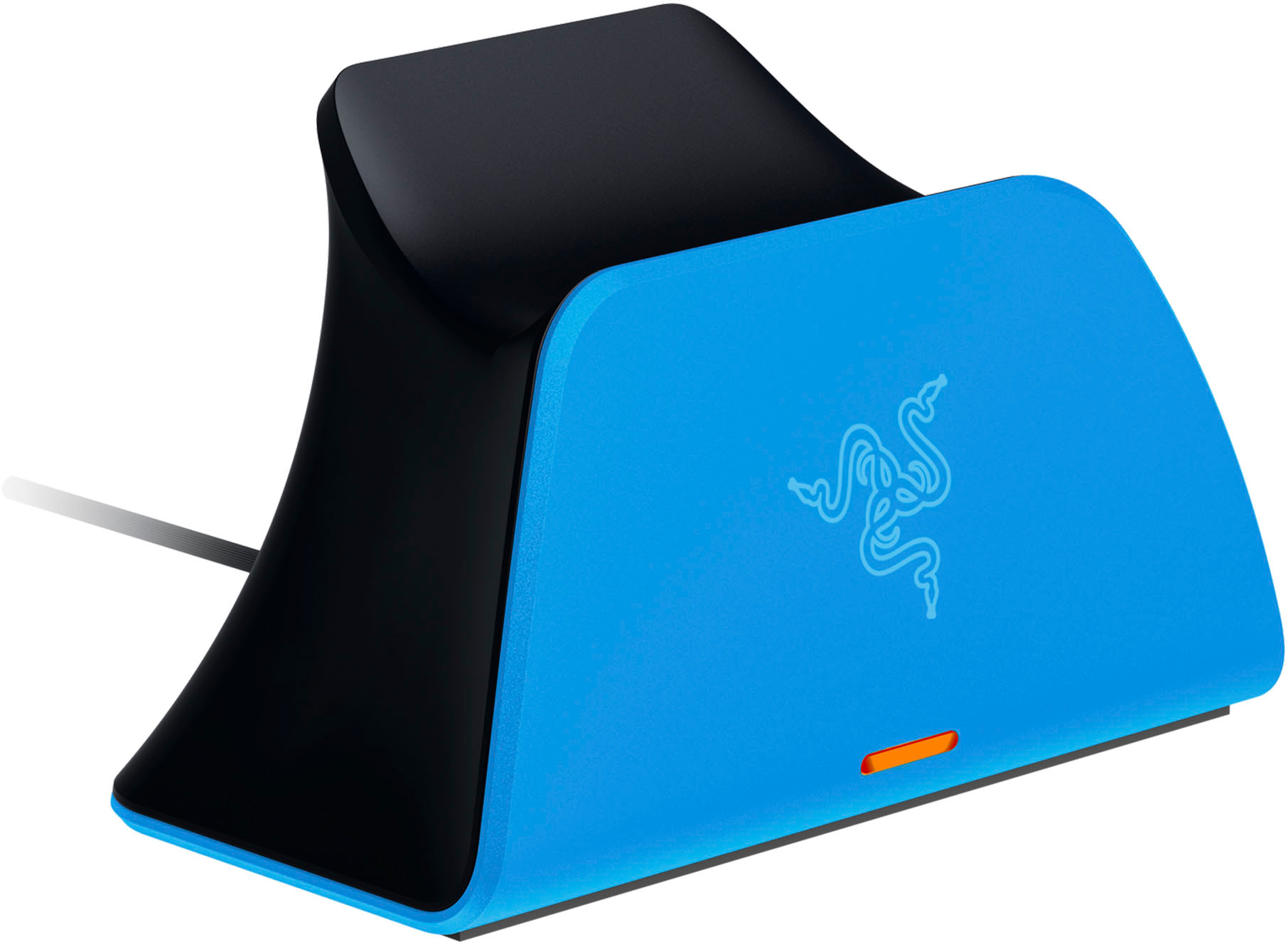 Angle View: Razer - Quick Charging Stand for PS5 Controllers - Blue