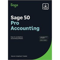 Sage - 50 Pro Accounting 2023 (1-User) (1-Year Subscription) - Windows [Digital] - Front_Zoom