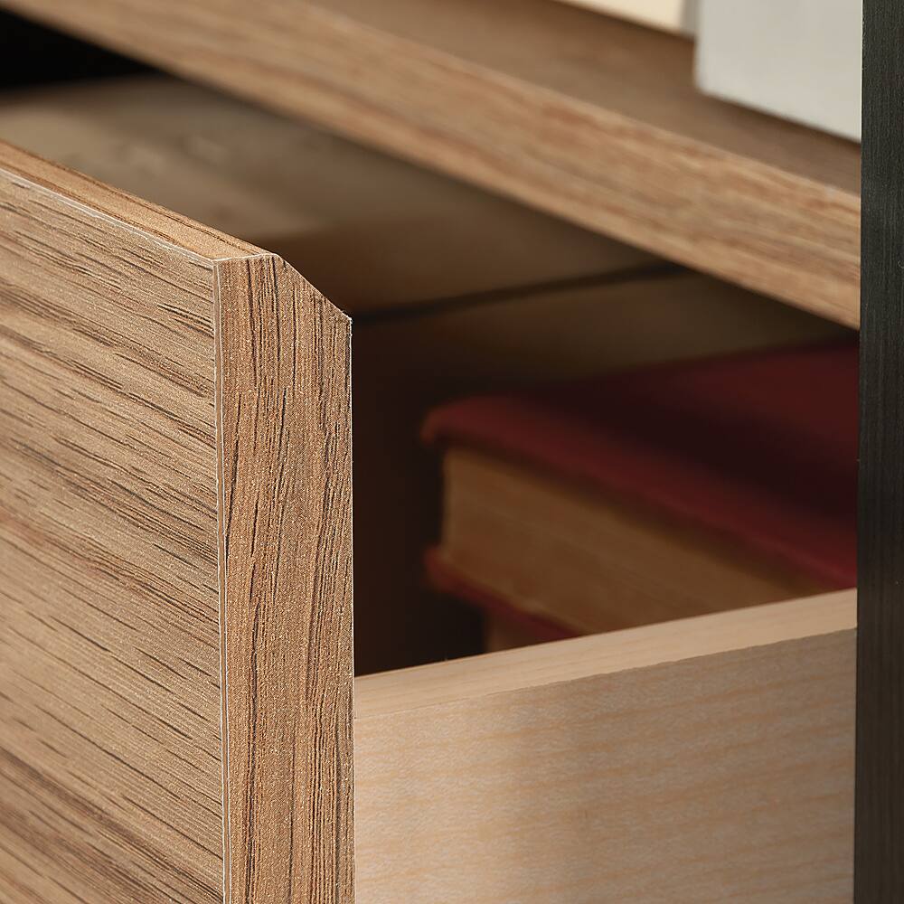 Best Buy Sauder Acadia Way Modern LShaped Desk Black/Brown 430751