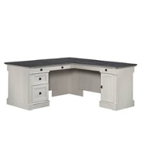 SEI Furniture Bardmont Desk with Lift-Top Storage Gray and gold finish  HO1094237 - Best Buy