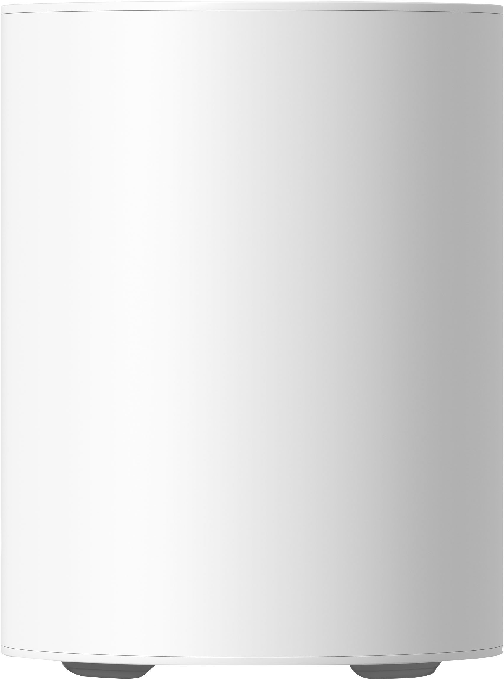 Back View: Sonos - Sub Mini Dual 6" Wifi Subwoofer - White