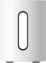 Sonos - Sub Mini Dual 6" Wifi Subwoofer - White - Front_Zoom