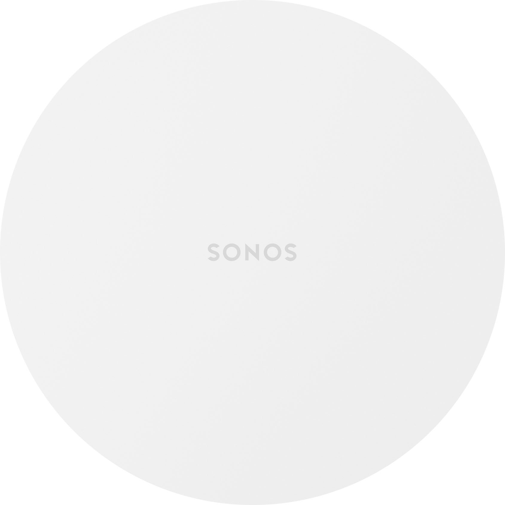 Left View: Sonos - Sub Mini Dual 6" Wifi Subwoofer - White