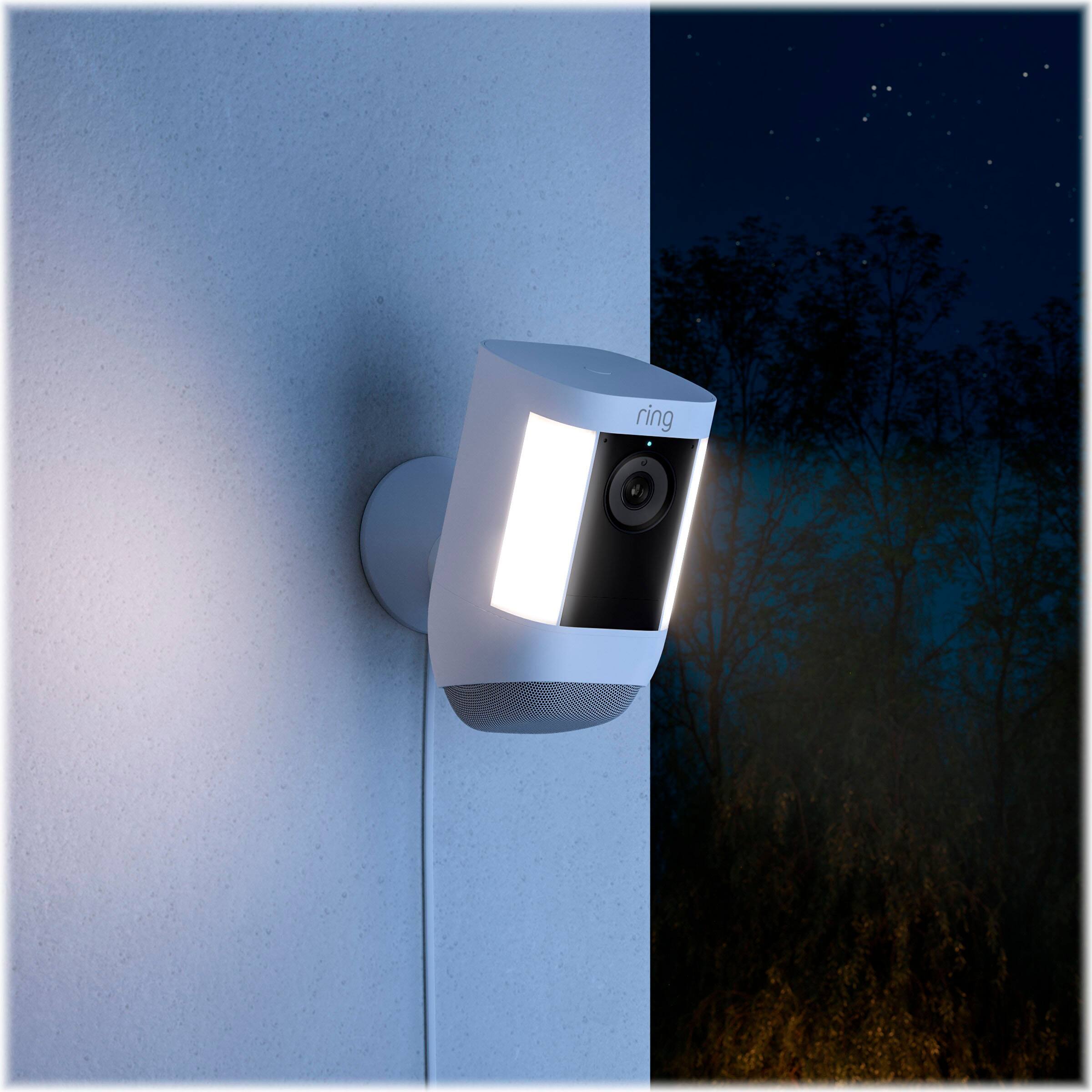 Ring Spotlight Cam Plus Outdoor/Indoor 1080p Plug-In Surveillance Camera  White B09J1TB7TB - Best Buy