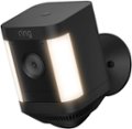 Left. Ring - Spotlight Cam Plus Outdoor/Indoor Wireless 1080p Battery Surveillance Camera - Black.