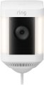 Front. Ring - Spotlight Cam Plus Outdoor/Indoor 1080p Plug-In Surveillance Camera - White.
