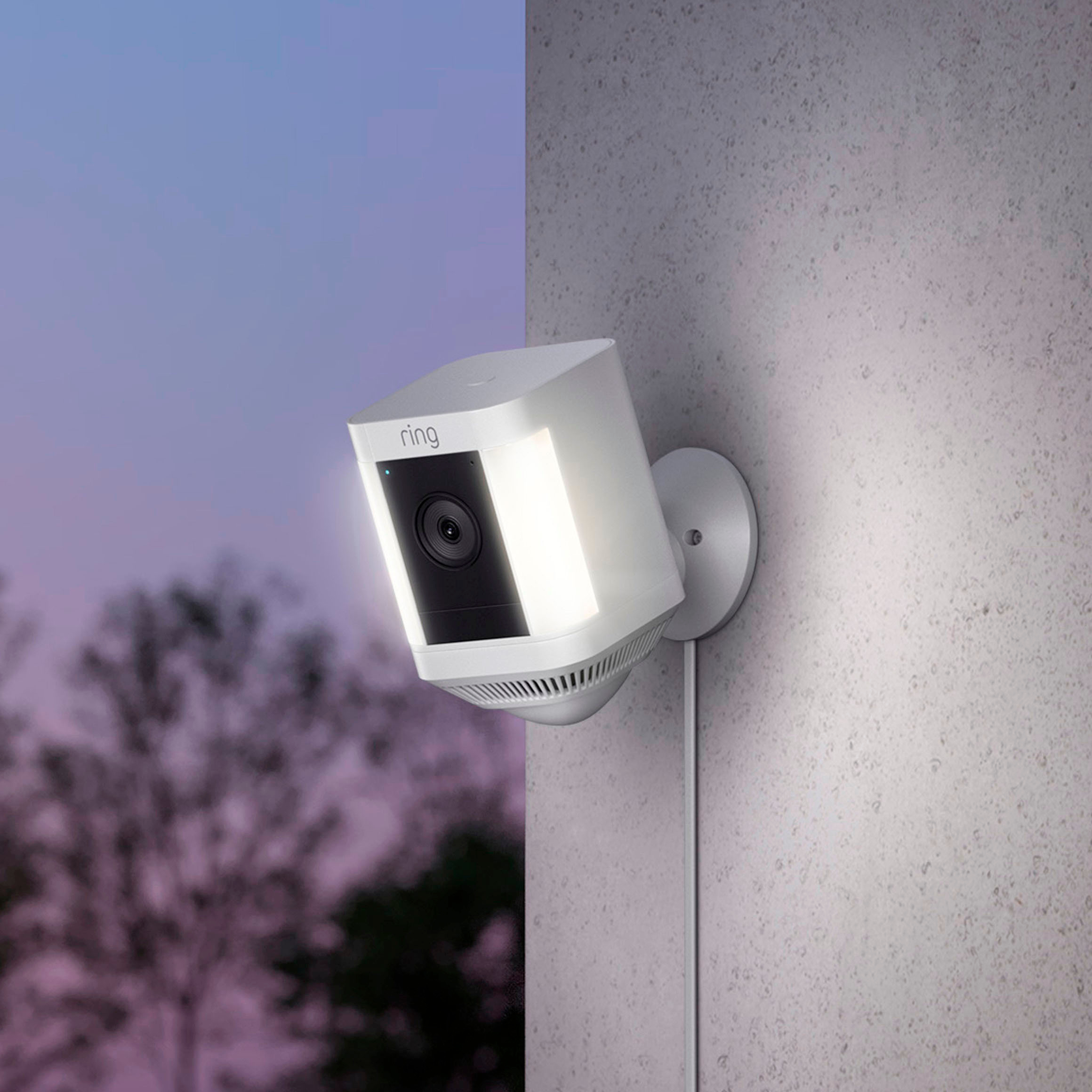 Sotel  Ring Spotlight Cam Plus Plug Boîte Caméra de sécurité IP Extérieure  1920 x 1080 pixels Plafond/mur