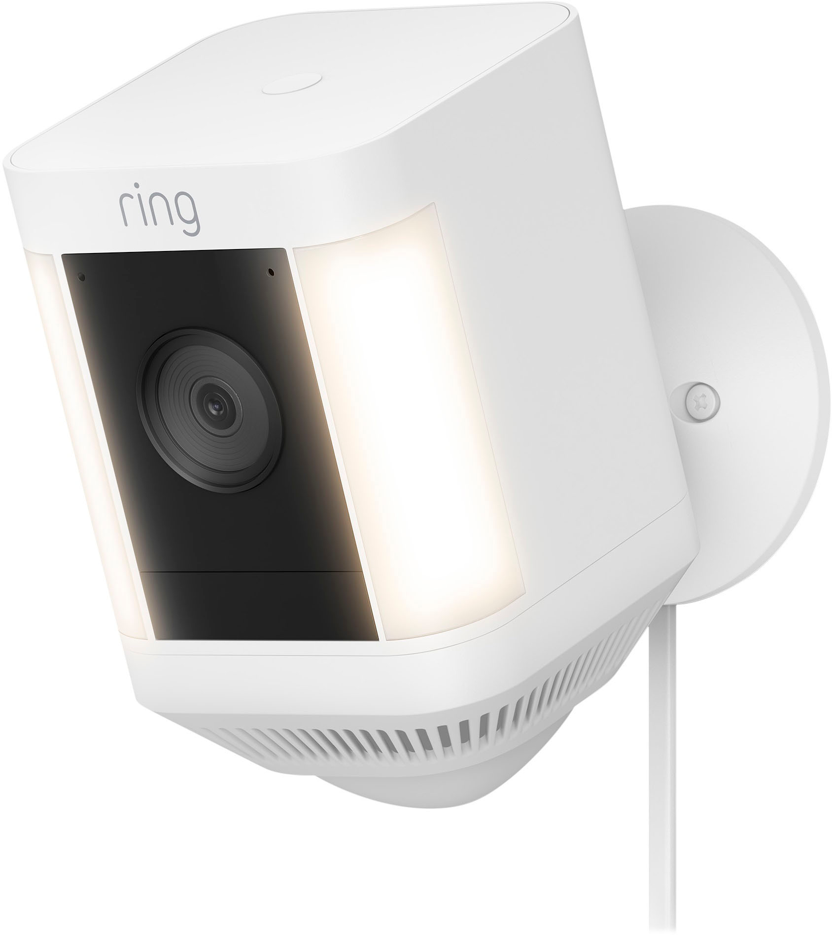 Ring Spotlight Cam Plus Outdoor/Indoor Wireless 1080p Battery Surveillance  Camera White B09JZ5BG26 - Best Buy