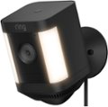Left. Ring - Spotlight Cam Plus Outdoor/Indoor 1080p Plug-In Surveillance Camera - Black.