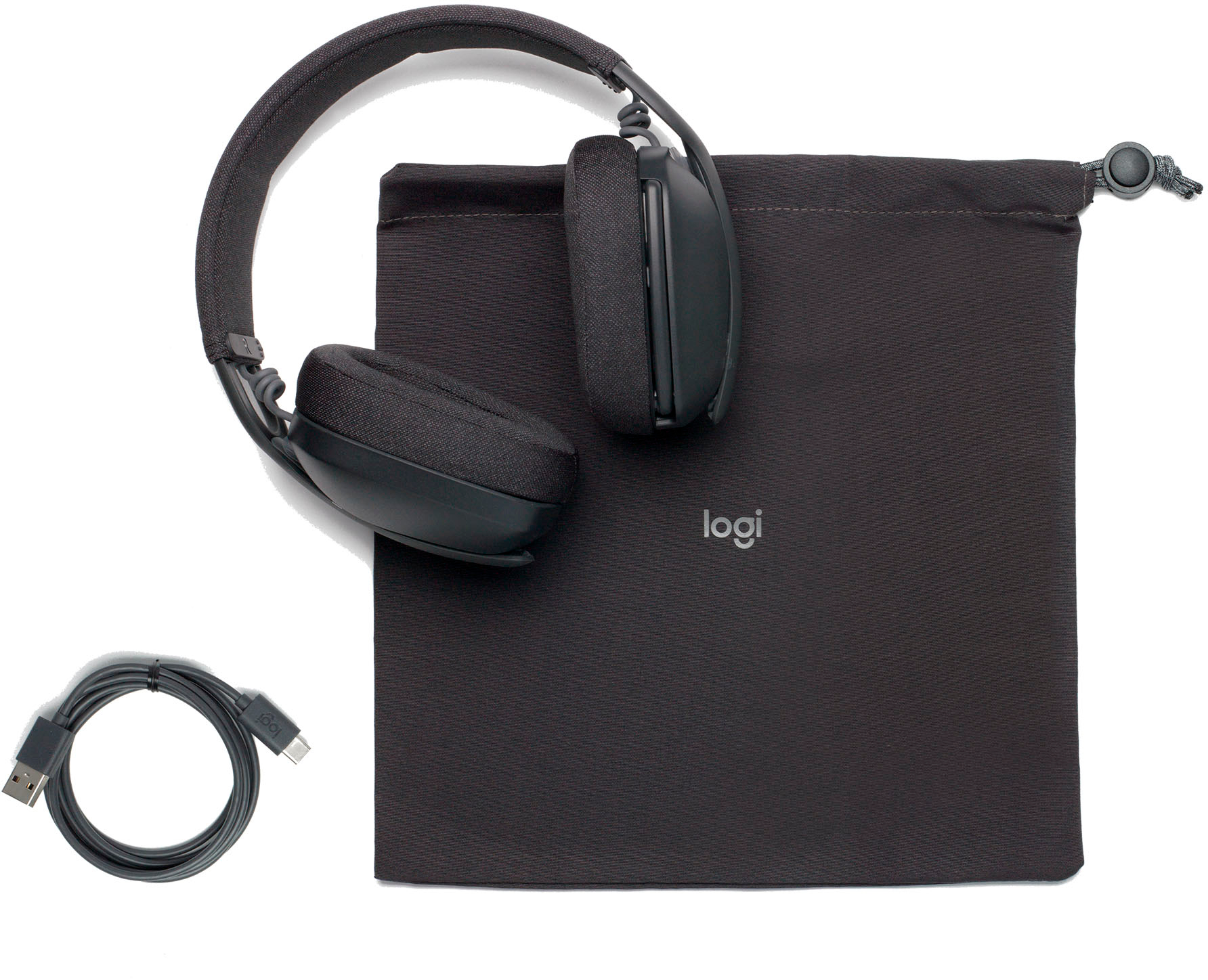 Logitech Zone Vibe 100 Bluetooth Over Ear Headphones with Noise-Cancelling  Microphone Graphite 981-001256 - Best Buy