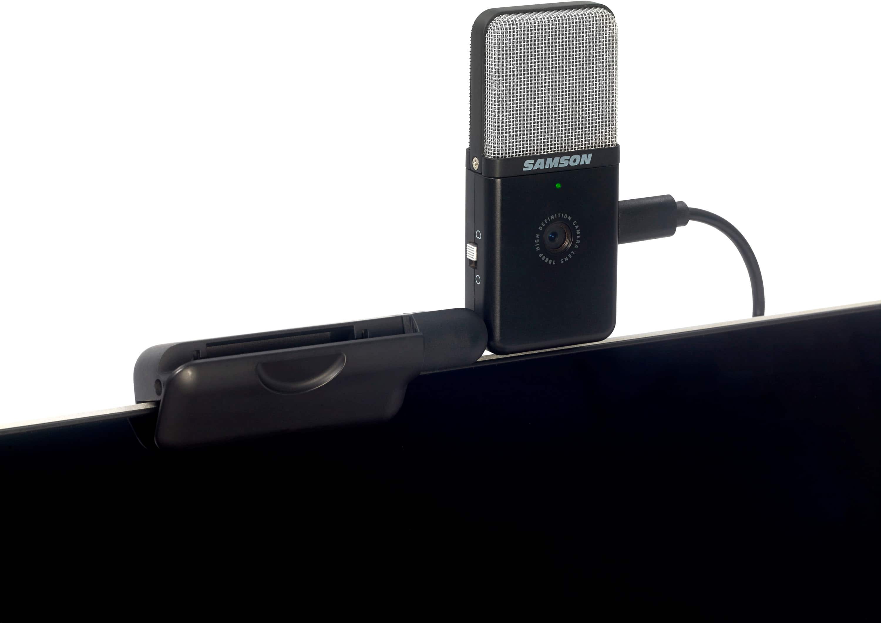 Alt View 17. Samson - Go Mic Video USB Microphone with HD Webcam - Black.