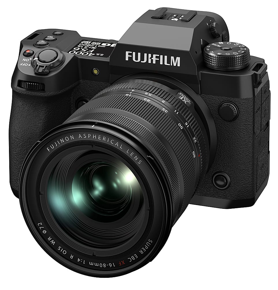 Angle. Fujifilm - X-H2 Mirrorless Camera with FUJINON XF16-80mmF4 R OIS WR Lens Kit - Black.