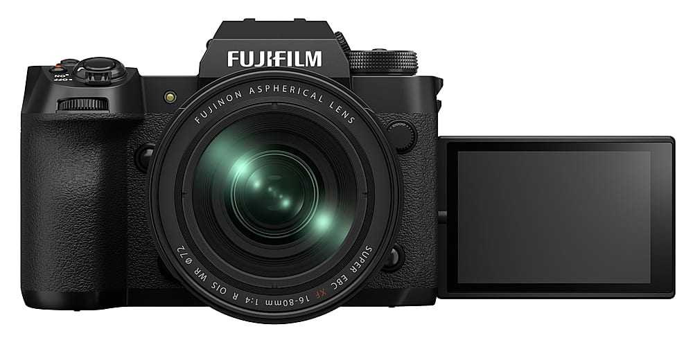 Alt View 1. Fujifilm - X-H2 Mirrorless Camera with FUJINON XF16-80mmF4 R OIS WR Lens Kit.
