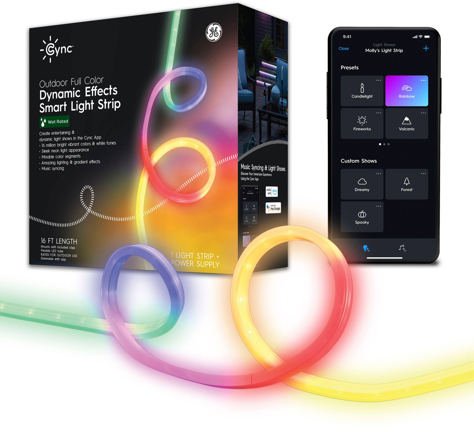 Save on CYNC 16 foot Outdoor Wet Rated Bluetooth/Wi-Fi Color Changing Smart LED @ BestBuy Save on CYNC 16 foot Outdoor Wet Rated Bluetooth/Wi-Fi Color Changing Smart LED @ BestBuy