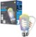 Front. GE - CYNC ST19 Edison Style Bluetooth / Wi-Fi Enabled Smart LED Light Bulb (2 Pack) - Full Color.